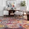 Nuloom Kindra Bohemian Circles Shag Area Rug 2ft 8in x 8ft OZXL02A-2808 - alternate 3